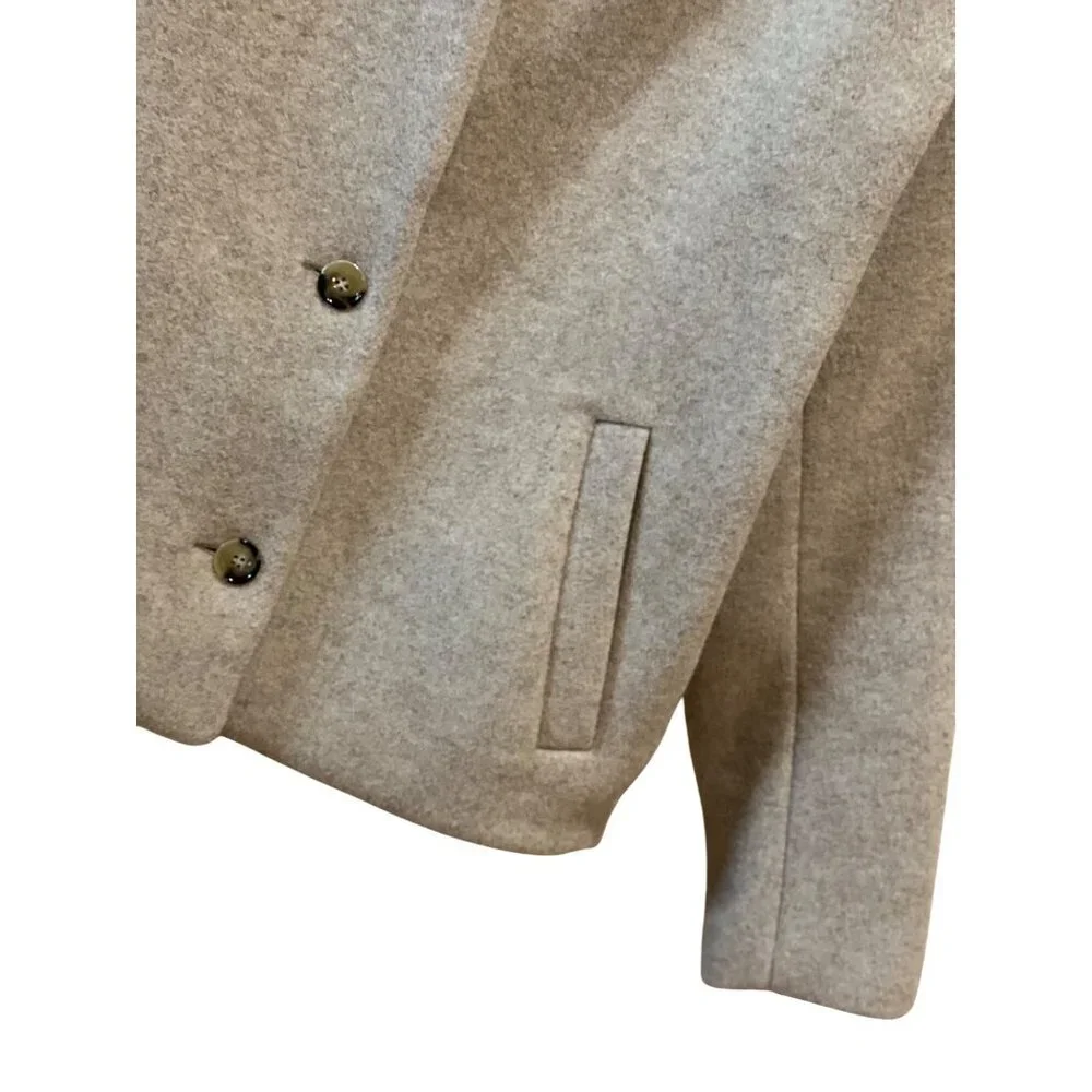 Isabel Marant Drogo Jacket Size 34 US Size 2 Sand Wool - Picture 5 of 16